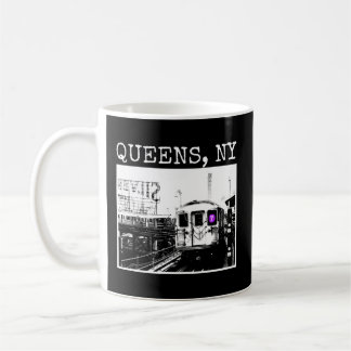 Caneca De Café Nyc Queens Ny Subway Train Nova York
