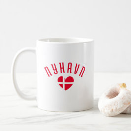 Caneca De Café NYHAVN Denmark Heart