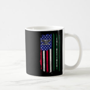 Caneca De Café O6 Coronel Coronel Rank American Flag Veteranos