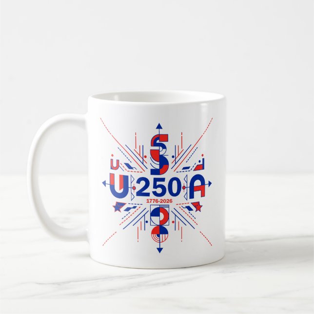 Caneca De Café O 250º aniversário da América (Esquerda)