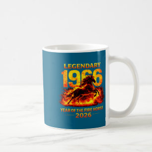 Caneca De Café O 60º Aniversário do Cavalo de Fogo de 1966