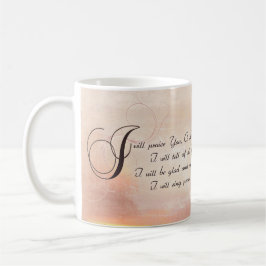 Caneca De Café O 9:1 dos salmos - 2 - eu elogiarei o senhor com