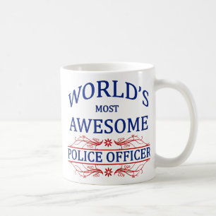 Caneca De Café O agente da polícia o mais impressionante do mund