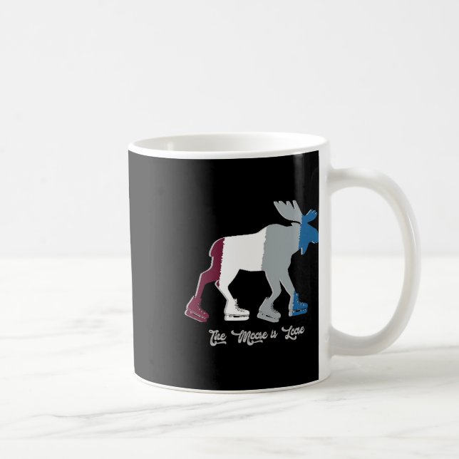 Caneca De Café O Alce Está Solto - Patins de Hóquei (Direita)