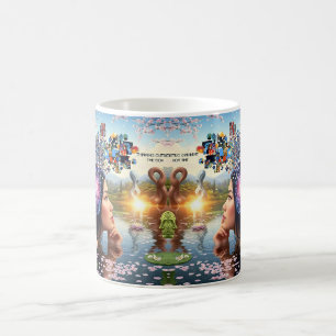 Caneca De Café "O Algoritmo dos Sonhos" - Um Retrato Digital