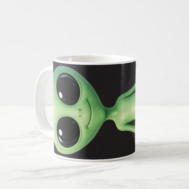 Caneca De Café O Alien (Frente Esquerda)