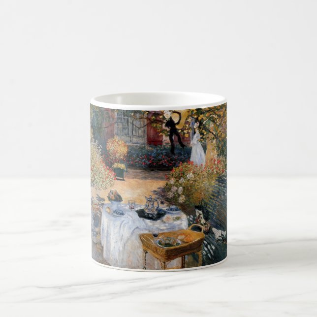 Caneca De Café O almoço por Claude Monet (Centro)