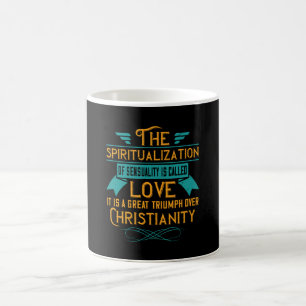 Caneca De Café O Amor À Religião É Um Triunfo Excelente Sobre