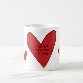 Caneca De Café O amor cronometra a infinidade mais uma