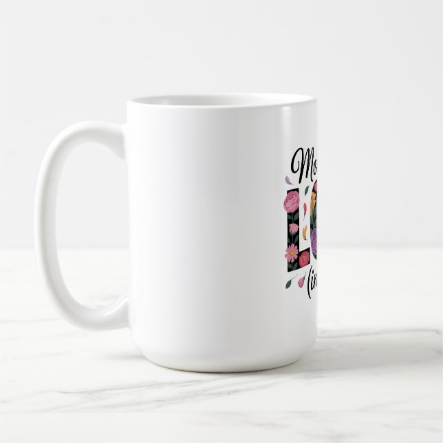 Caneca De Café O Amor da Mamãe é Alto (Em Silêncio) (Esquerda)