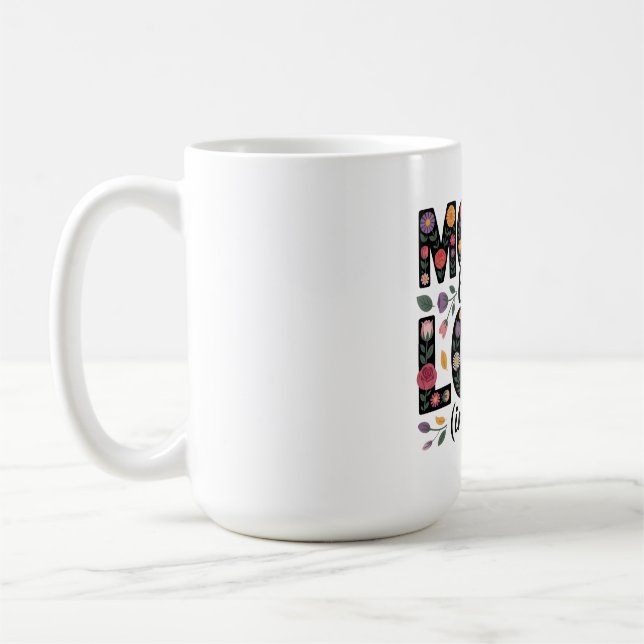 Caneca De Café O Amor da Mamãe é Alto (Em Silêncio) (Esquerda)