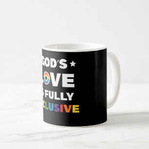Caneca De Café O Amor de Deus é Totalmente Inclusivo Mês do Orgul