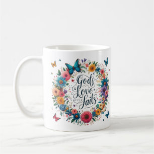 Caneca De Café O amor de Deus nunca falha