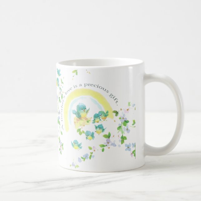 Caneca De Café O amor de uma mãe é um presente de Precioso (Direita)