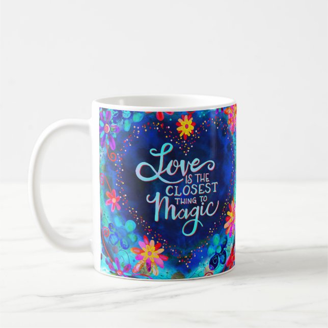 Caneca De Café O amor é como a magia (Esquerda)