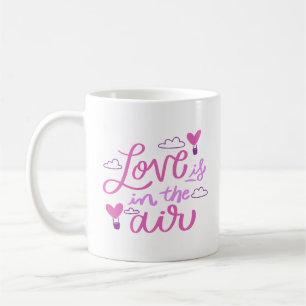 Caneca De Café o amor está no ar