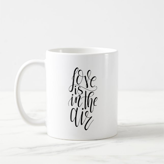 Caneca De Café O Amor Está No Ar (Esquerda)