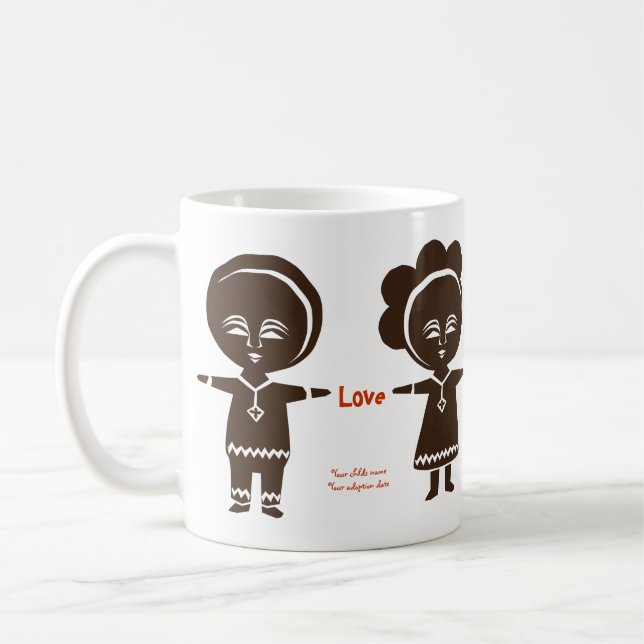 Caneca De Café O amor não sabe nenhuma beira (Esquerda)
