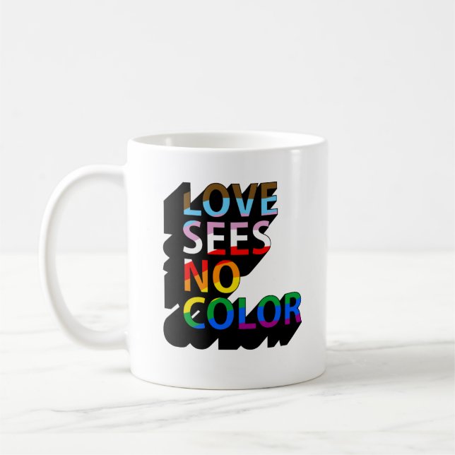 Caneca De Café O amor não vê cor (Esquerda)