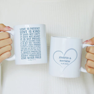 Caneca De Café O Amor Nunca Falha Personalizado