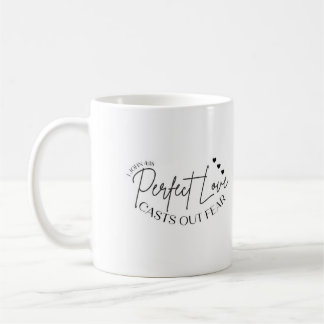 Caneca De Café O Amor Perfeito Espalha o Medo, A Textura, O Crist
