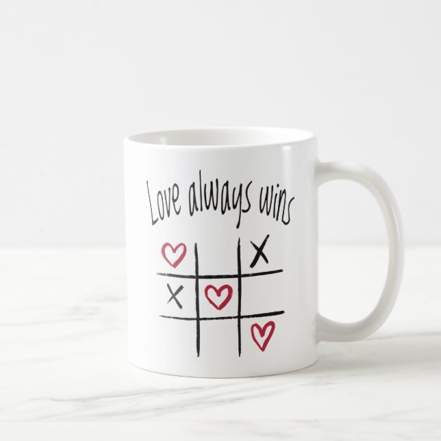 Caneca De Café O amor sempre vence (Direita)