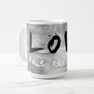 Caneca De Café O amor SlipperyJoe não tem cor raça tom de pele li
