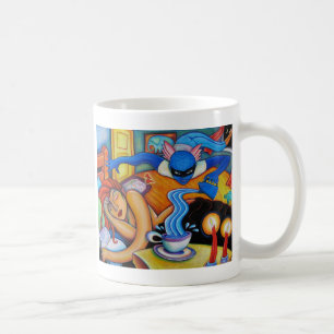Caneca De Café O amor vem a-troublin