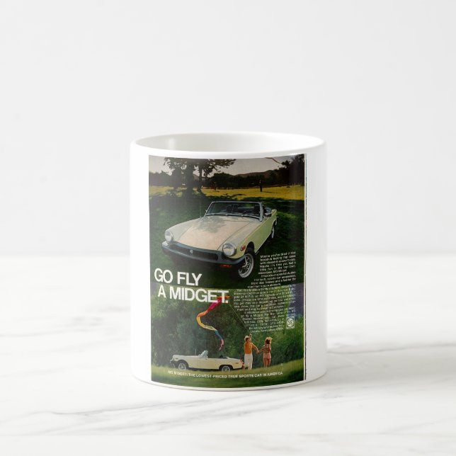 Caneca De Café O anão de MG vai mosca um papagaio minúsculo (Centro)