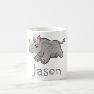 Caneca De Café O animal engraçado bonito da selva dos animais