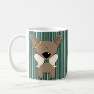 Caneca De Café O anjo da chihuahua persegue a lembrança da canec