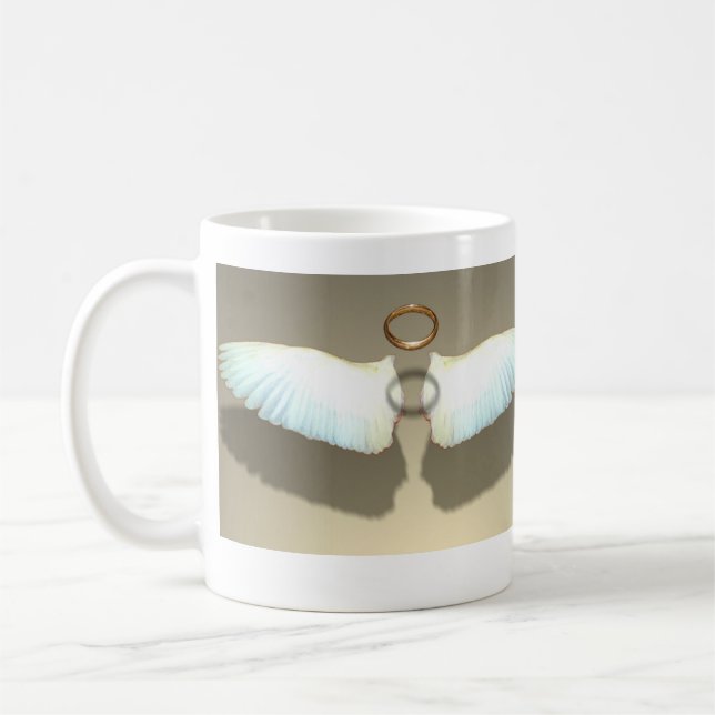 Caneca De Café O anjo voa o copo de café (Esquerda)