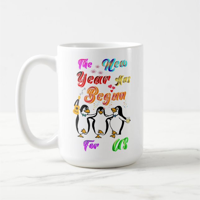 Caneca De Café O Ano Novo Começou Para Nós (Esquerda)