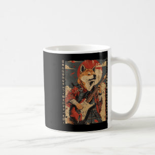 Caneca De Café O Antigo Cão Trabalho de arte Samurai Japonês A Re