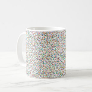 Caneca De Café O Arco-Íris Inteiro Colorida Pontos Espetados