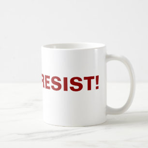 Caneca De Café O asno louco "RESISTE! "