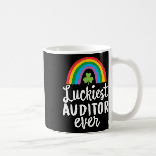 Caneca De Café O Auditor Mais Sortudo Já Dia de São Patrício Trev
