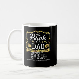 Caneca De Café O Banco De Dinheiro Do Pai Cresce No Dia de os pai