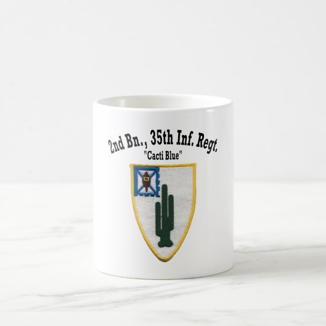 Caneca De Café ò Batalhão, 35os Inf dos "copo do azul cactos" - (Centro)
