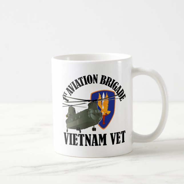 Caneca De Café ø BDE Vietnam CH-47 dos AVN (Direita)