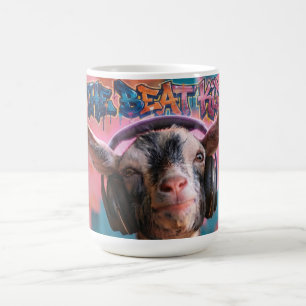 Caneca De Café O Beat Kid - DJ Bode Legal com Fones de Ouvido