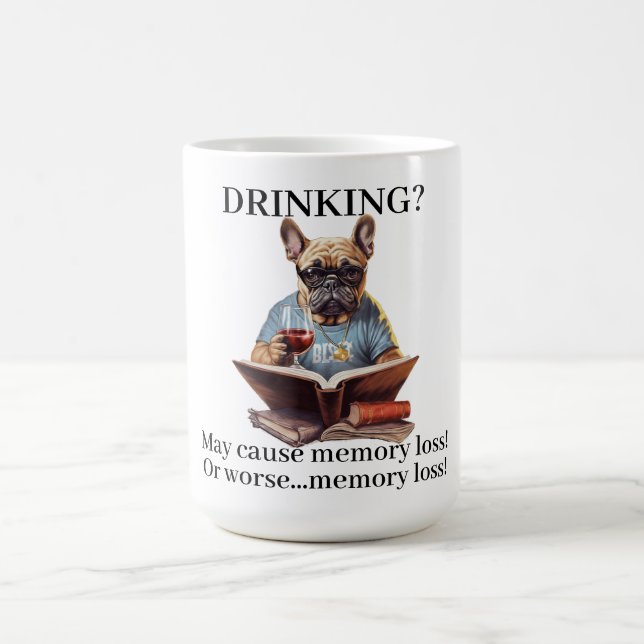Caneca De Café O Bebendo de leitura francês pode causar perda de  (Centro)