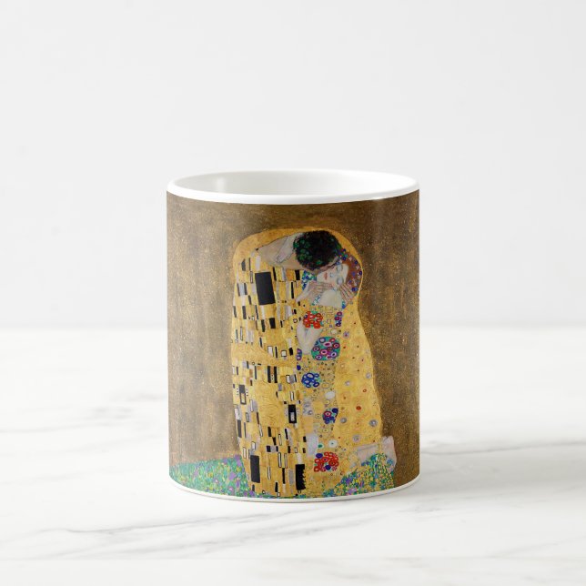 Caneca De Café O Beijo de Gustav Klimt (Centro)