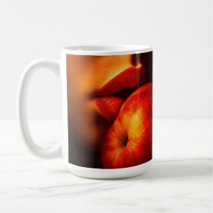 Caneca De Café O Beijo de Nectarina – Um Retrato Íntimo