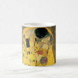 Caneca De Café O beijo - Gustavo Klimt<br><div class="desc">Esta é uma pintura do vintage intitulada "o beijo" por Gustavo Klimt.</div>