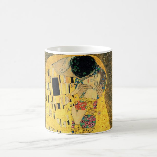Caneca De Café O beijo - Gustavo Klimt (Centro)