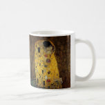 Caneca De Café O beijo por Gustavo Klimt<br><div class="desc">Pintura de Nouveau da arte "o beijo" desde 1907-08 por Gustavo Klimt.</div>