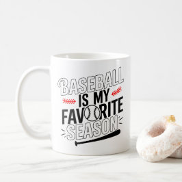 Caneca De Café O Beisebol Engraçado é o meu treinador favorito do
