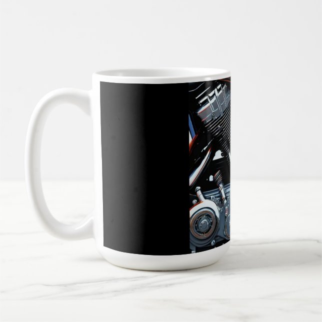 Caneca De Café O Big Twin - Motor de Moto (Esquerda)