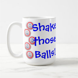 Caneca De Café O Bingo agita-os chamador